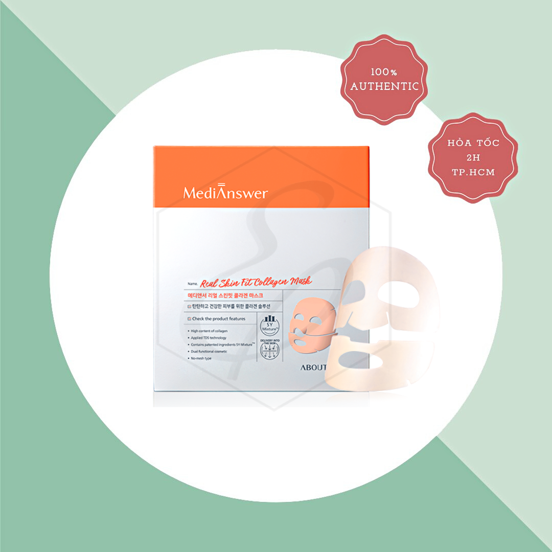 Mặt nạ SamYang MediAnswer Real Skin Fit Collagen Mask